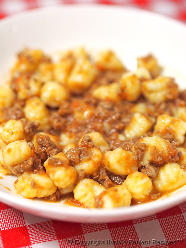 potato gnocchi ragu bolognese