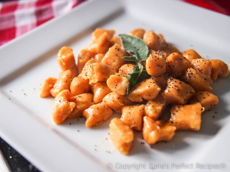 Sweet potato gnocchi squash pumpkin italian