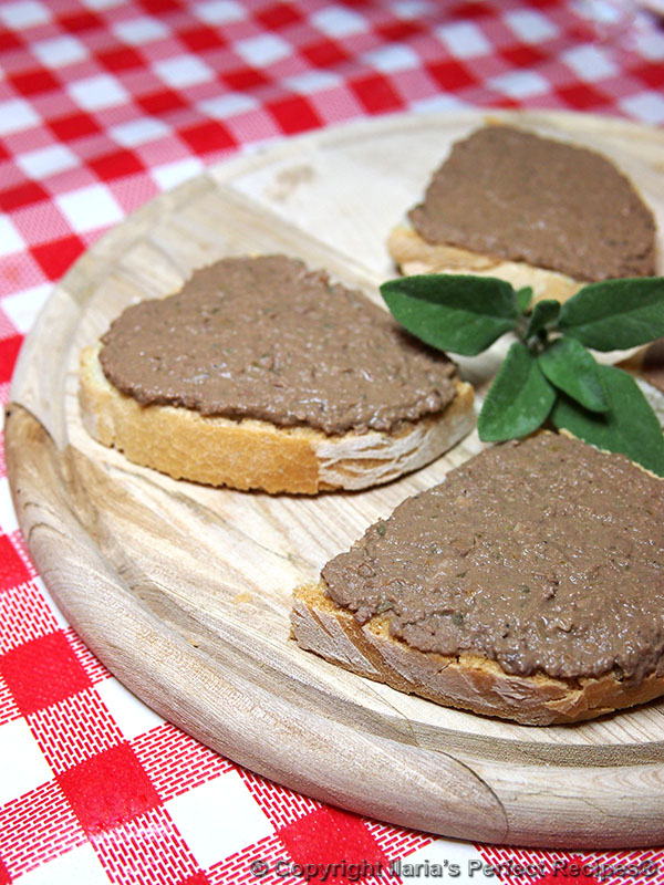 tuscan chicken liver crostini fegatini pate