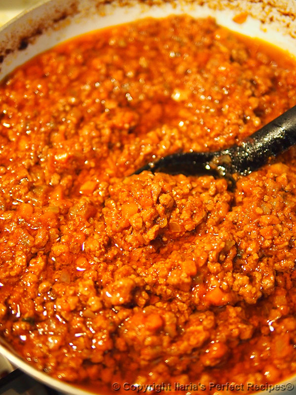 best bolognese sauce after closeup