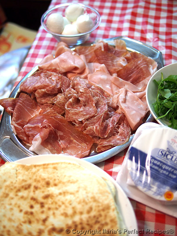 piadina salame parma ham mortadella speck