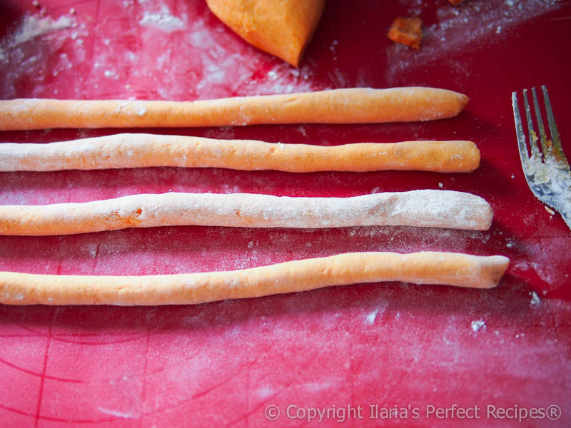 sweet potato gnocchi rope