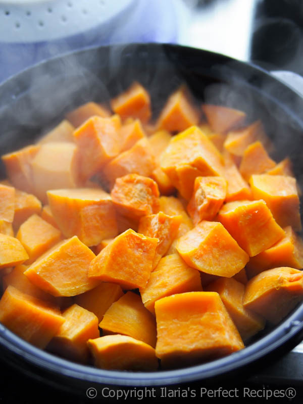 sweet potato steamed