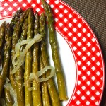 asparagus onion white wine