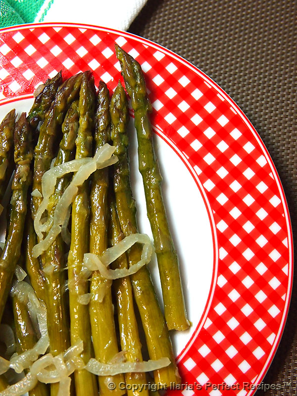 asparagus onion white wine
